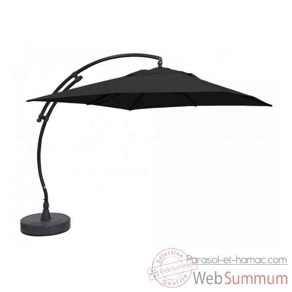 Kit parasol déporté carré carbone 320 olefin Easy Sun -10219290